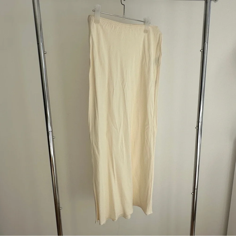Arket Cream Maxi Skirt